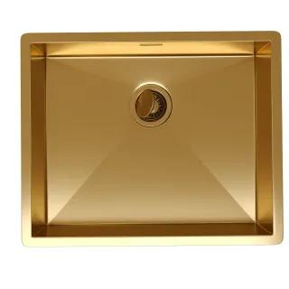 Мойка кухонная Reflexion Como 54-GD RX2054GD оружейная сталь